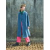 Sky Blue Double Faced Wool Coat