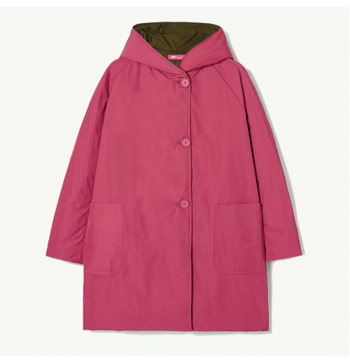 Reversible Fuscia/Green Coat