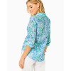 Sea View Linen Button Down Top