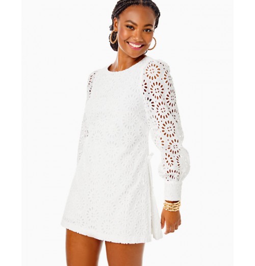 Aisha Eyelet Romper