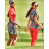 UPF 50+ Luxletic Frida Puff Sleeve Polo