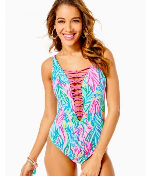 Isle Lattice One-Piece Swimsuit